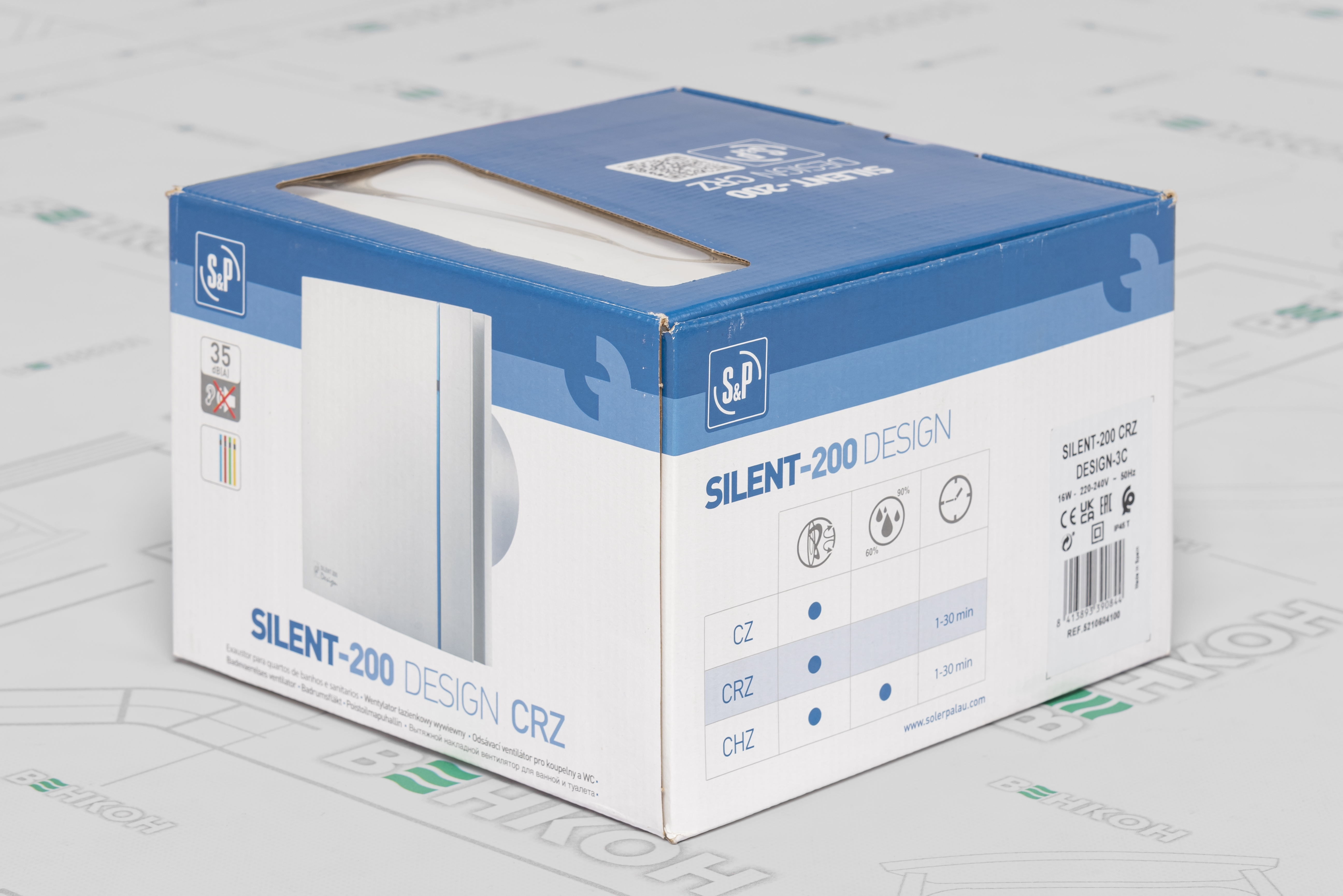 Витяжний вентилятор Soler&Palau Silent-200 CRZ Design-3C (5210604100) огляд - фото 11