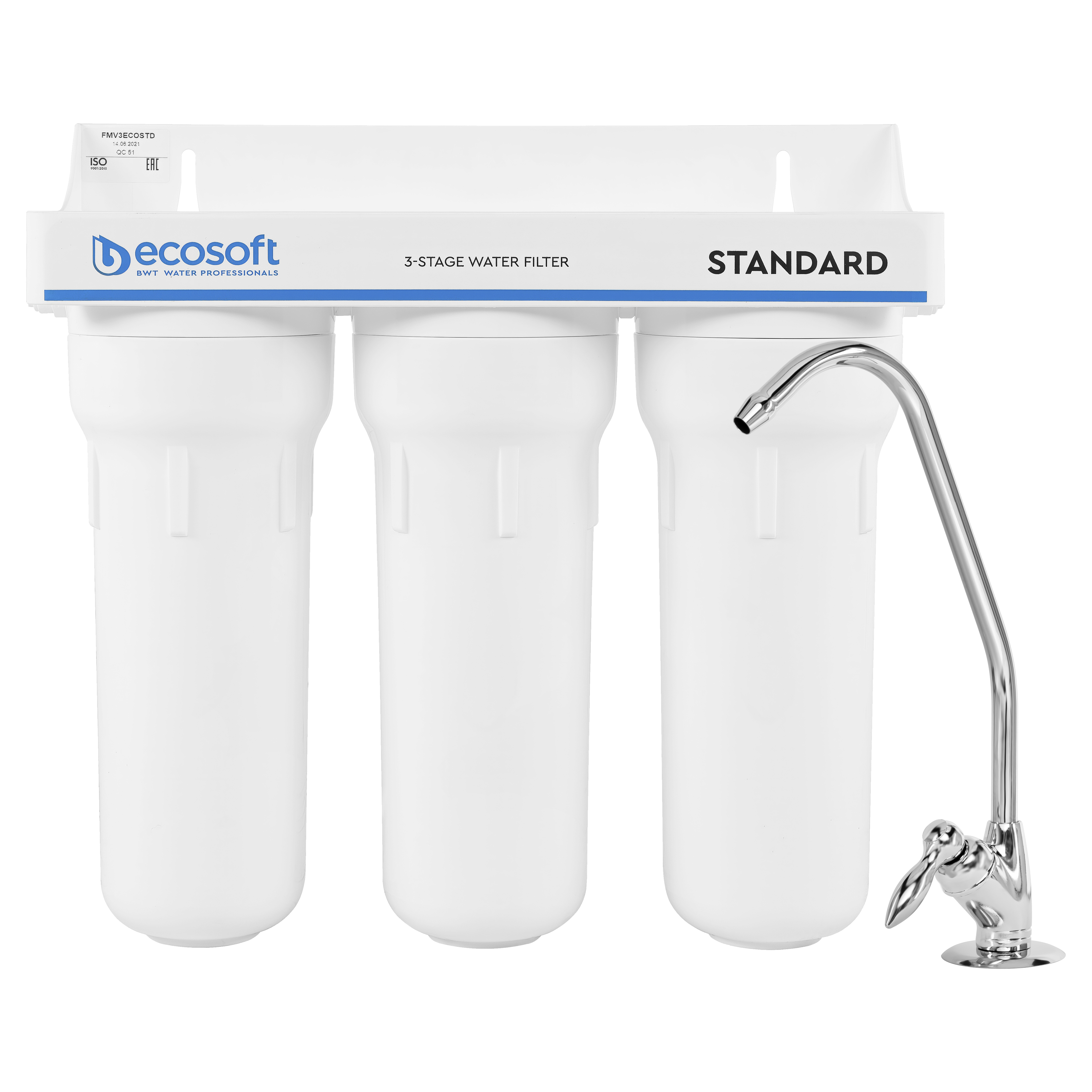 Характеристики фильтр для очистки воды в квартире Ecosoft Standard FMV3ECOSTD
