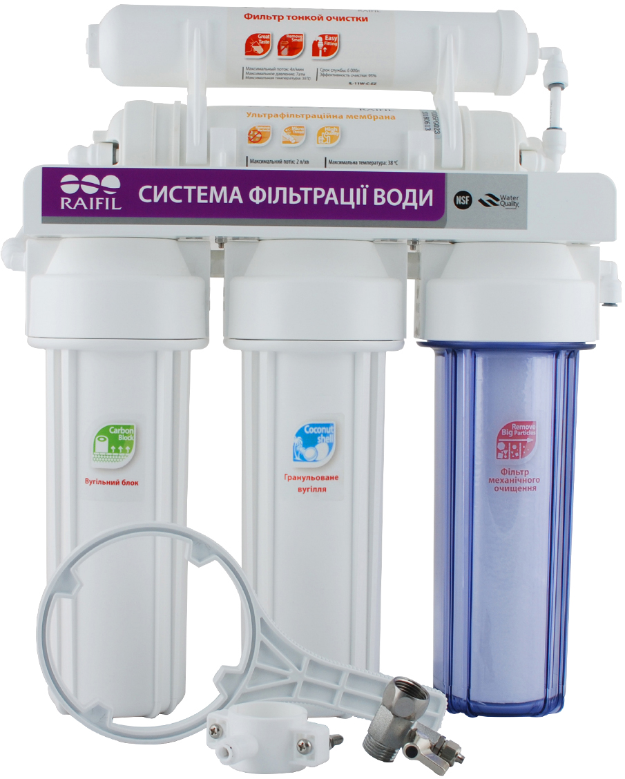 Характеристики фильтр для воды Raifil Novo 5 (PU905W5-WF14-PR-EZ)