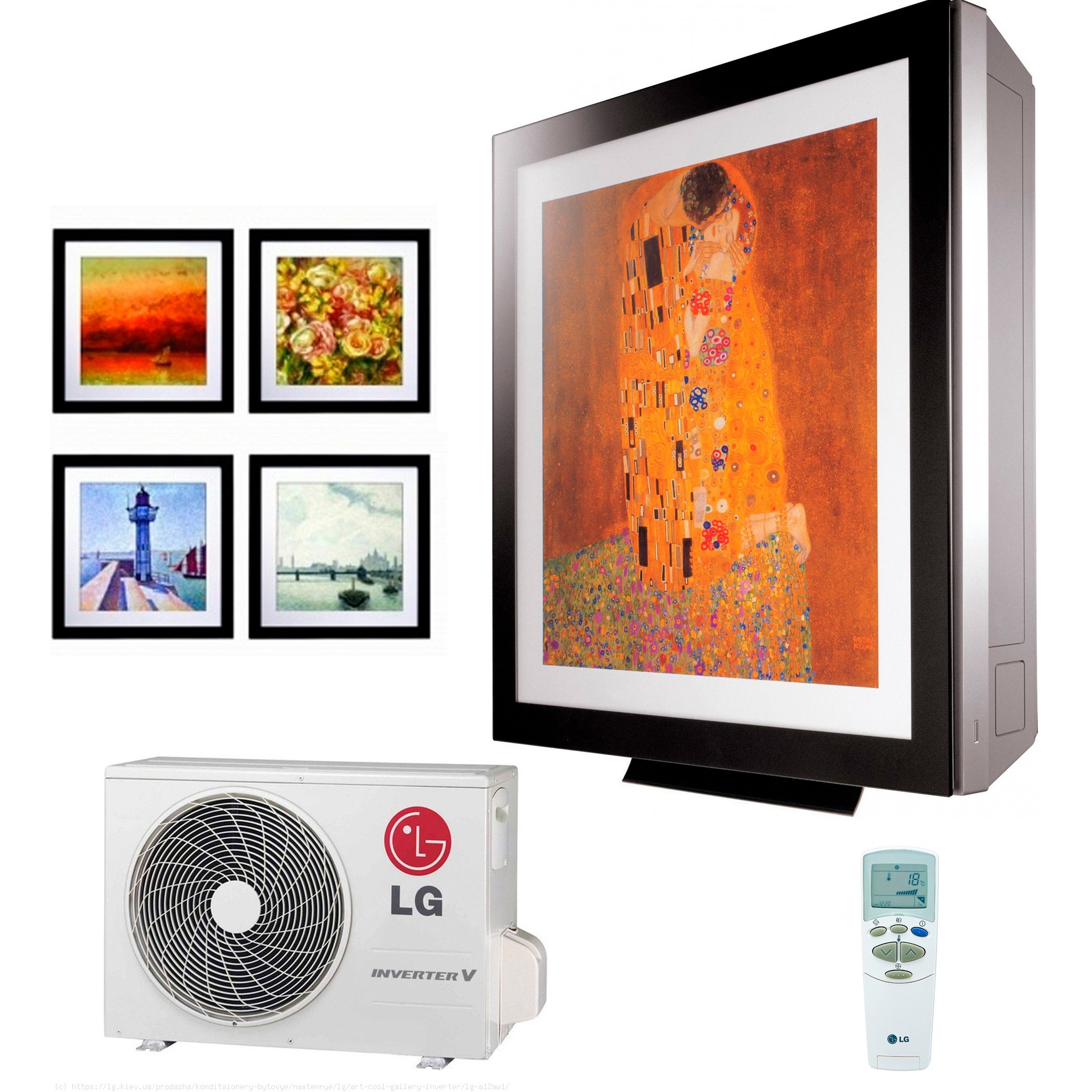 Кондиціонер спліт-система LG Artcool Gallery A12FR в інтернет-магазині, головне фото