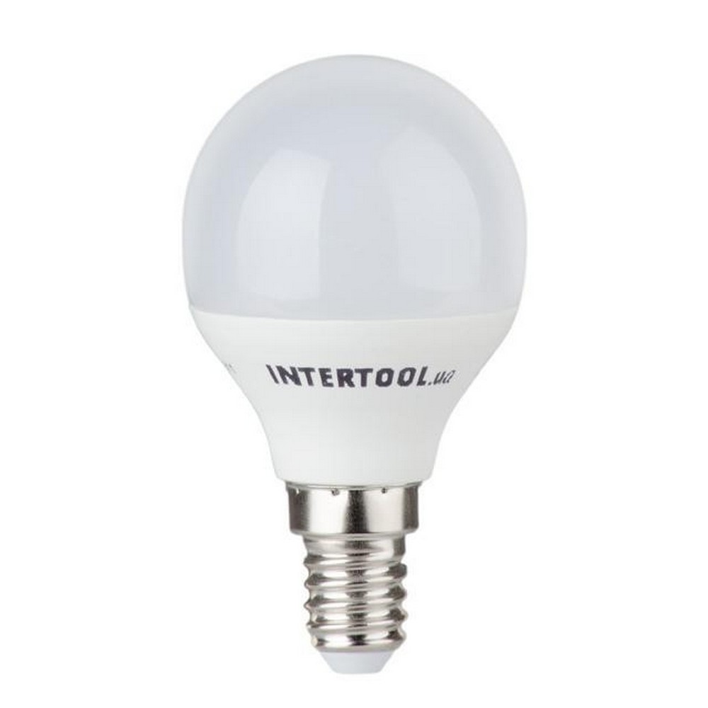 Світлодіодна лампа потужністю 5 Вт Intertool LL-0102 LED 5Вт, E14, 220В,