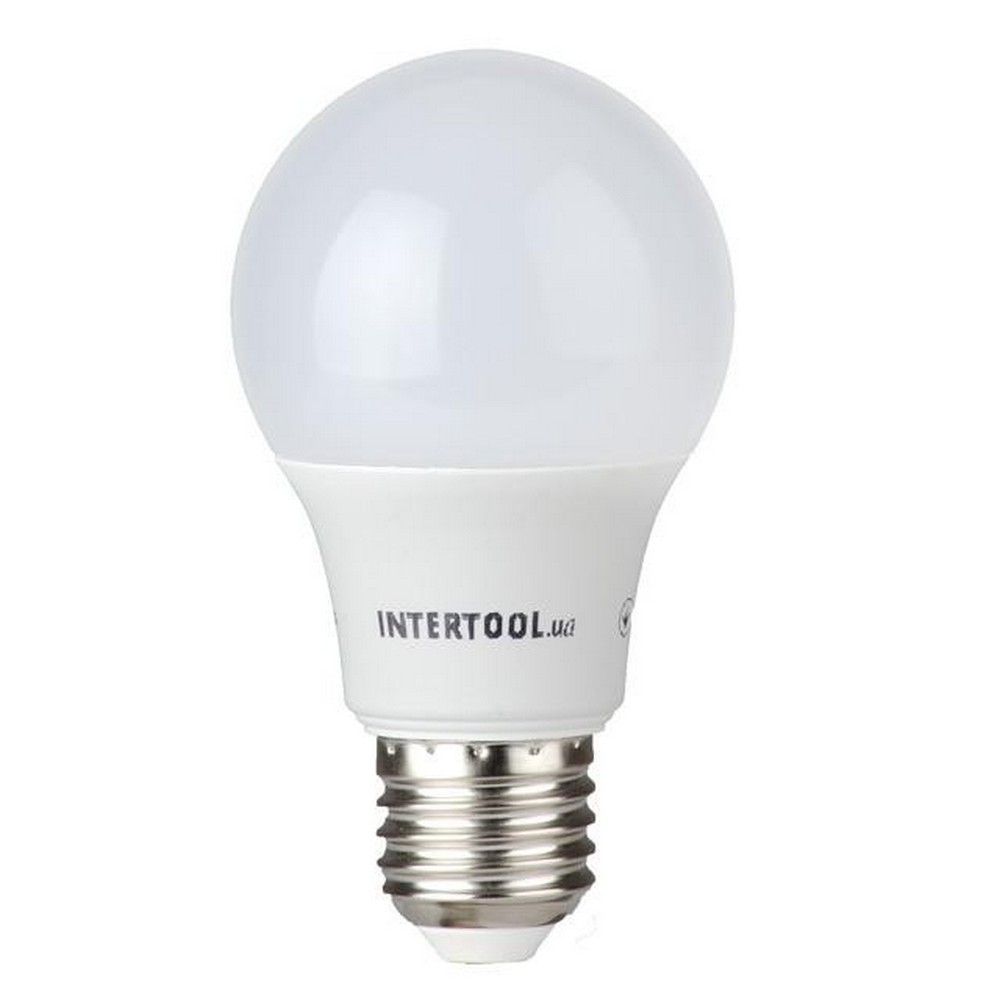 Лампа Intertool светодиодная Intertool LL-0014 LED 10Вт, E27, 220В,