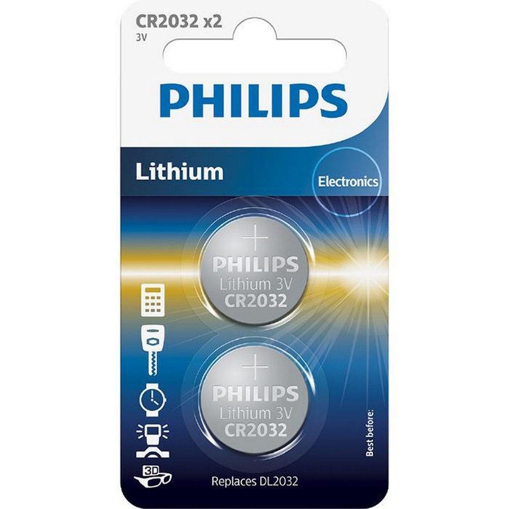 Батарейка Philips Lithium CR [CR2032P2/01B] в Днепре