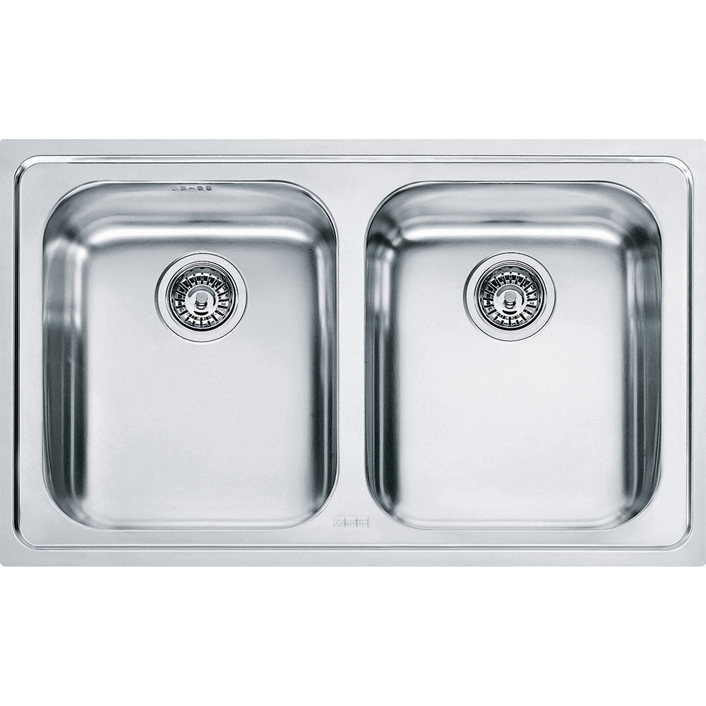 Кухонна мийка срібляста Franke Logica Line LLX 620-79 101.0381.838 (полірована)