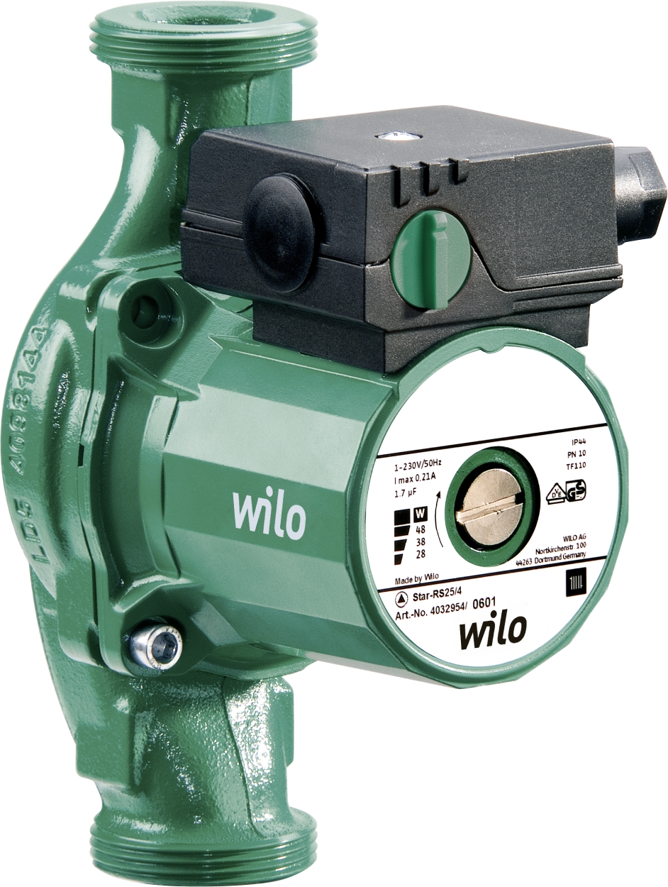 Характеристики циркуляционный насос с защитой от перегрева Wilo Star-RS 30/2 (4033760)