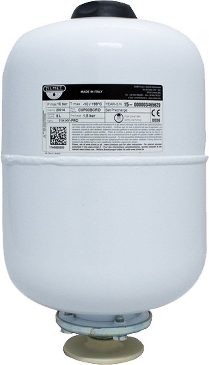 Расширительный бак для питьевой воды Zilmet Hy-Pro 8 (11H0000800)