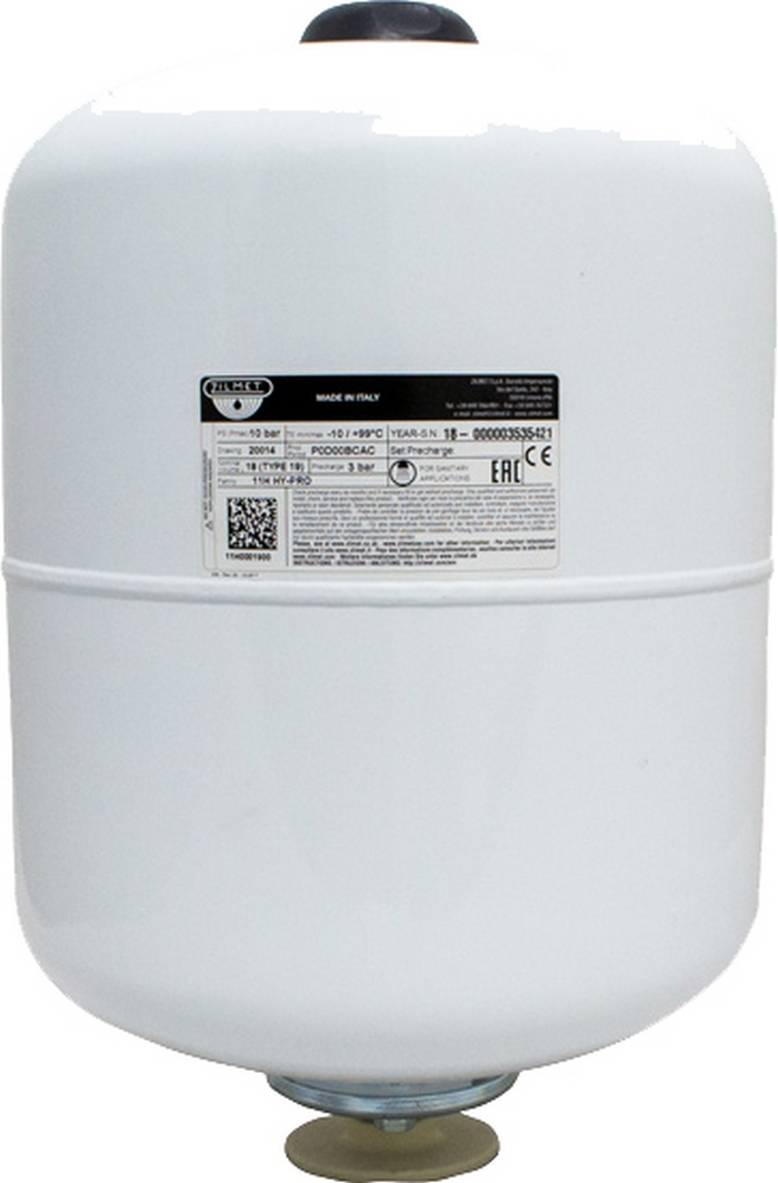 Расширительный бак для питьевой воды Zilmet Hy-Pro 18 (11H0001900)