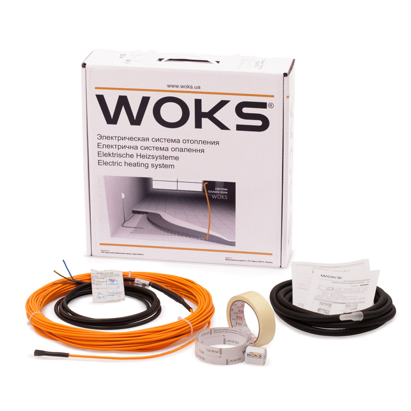 Характеристики теплый пол woks под линолеум Woks 10-75Вт (7,5м)