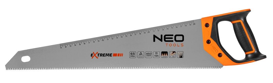 Ножівка по дереву Neo Tools Extreme, 450 мм, 11TPI (41-166) в Києві