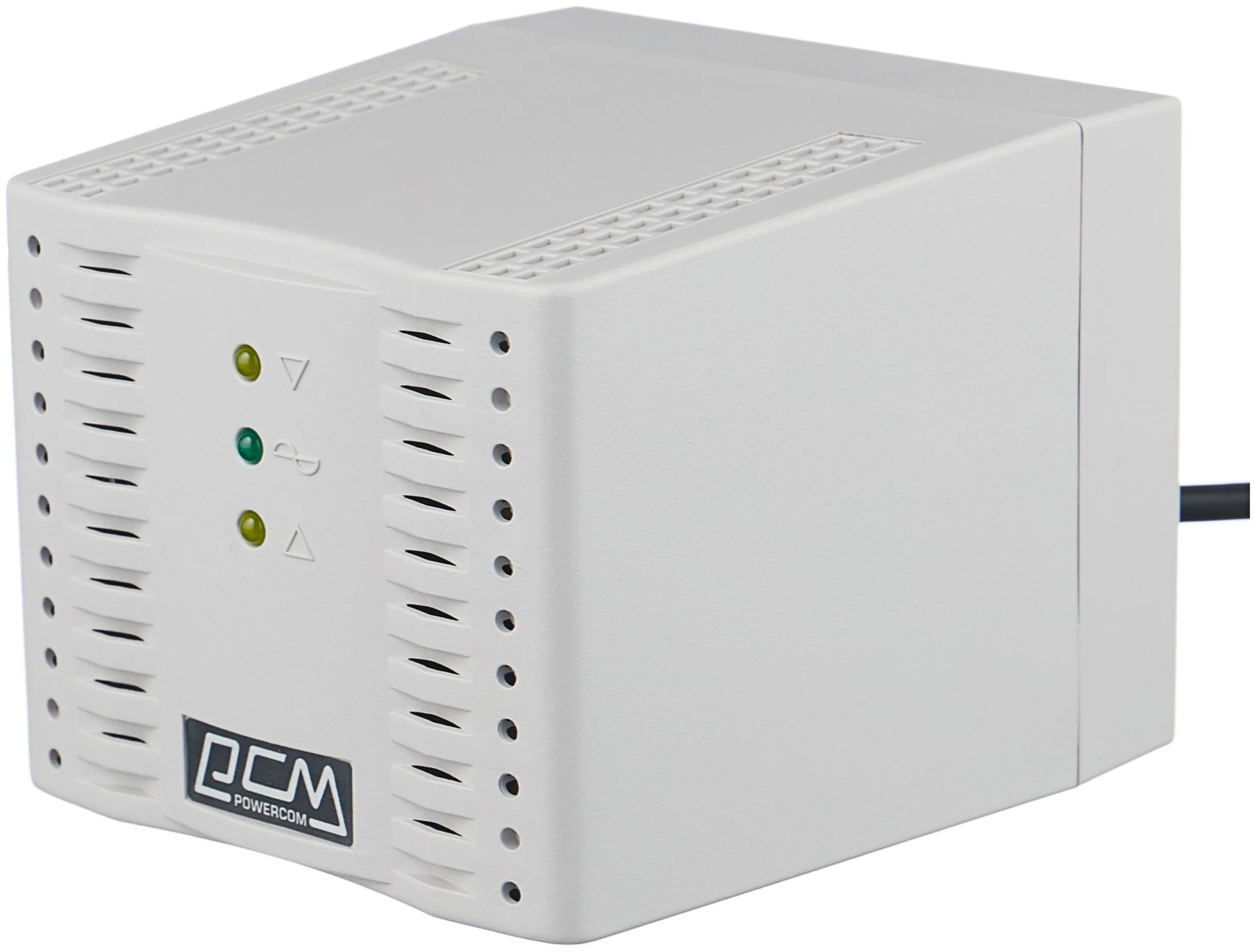 Стабилизатор повышенного напряжения Powercom TCA-1200 1200VA/600W 4 Schuko White