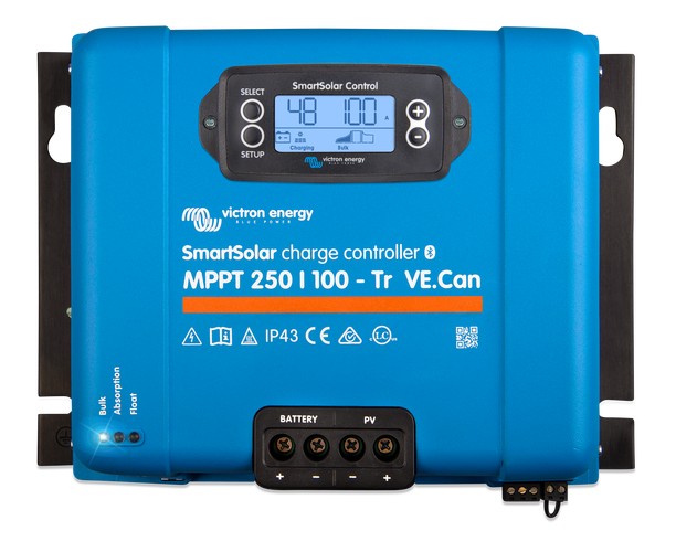 Контроллер заряда Victron Energy SmartSolar MPPT 250/100-MC4 VE.Can (100А, 12/24/48В) в Днепре