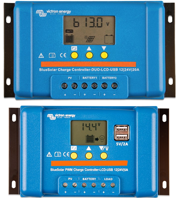 Купить контроллер заряда Victron Energy BlueSolar PWM-LCD&USB 12/24V-10A (10А, 12/24 В) в Николаеве