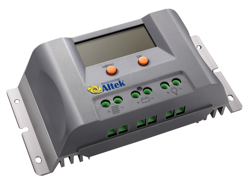 Характеристики контроллер заряда Altek P-20А / 24V-USB / LCD