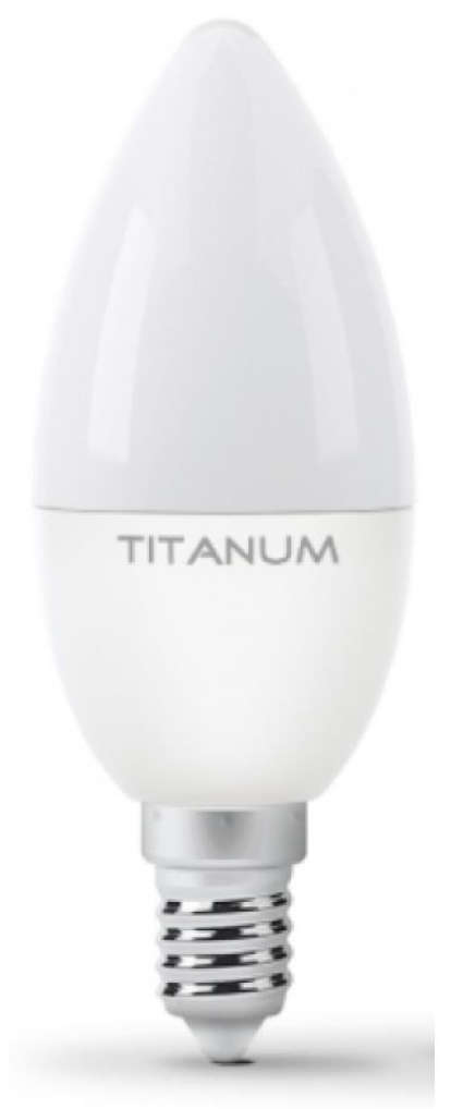 Светодиодная лампа Titanum C37 6W E14 4100K 220V (TLС3706144) в Днепре