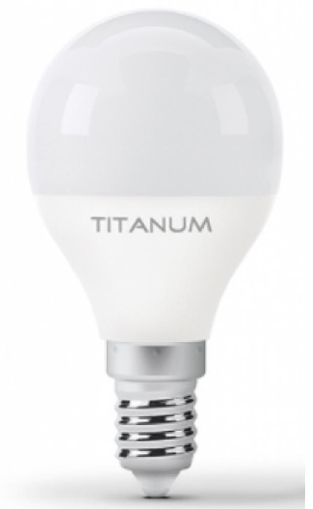 Светодиодная лампа Titanum G45 6W E14 4100K 220V (TLG4506144)