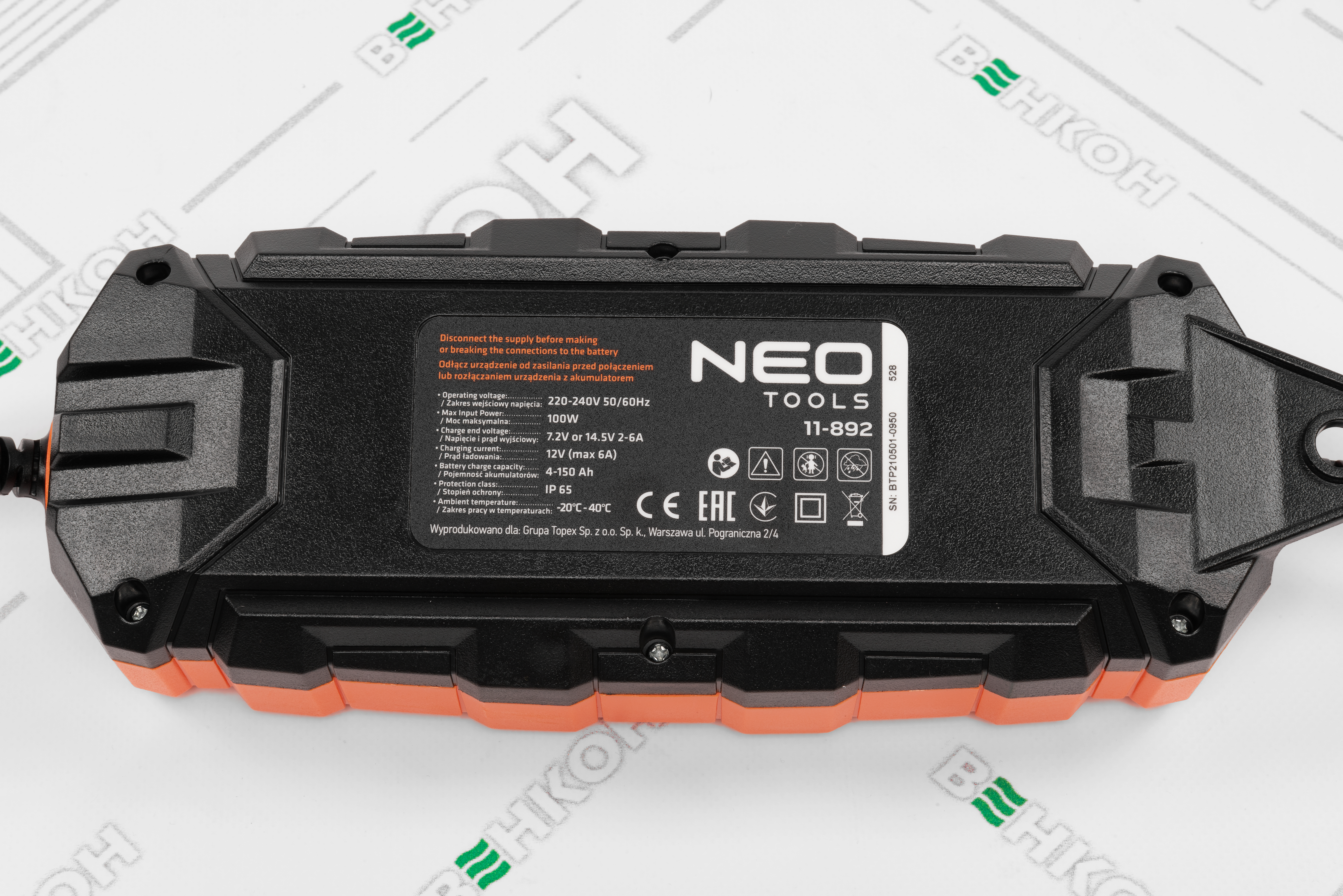 Інтелектуальний зарядний пристрій Neo Tools 11-892 відгуки - зображення 5