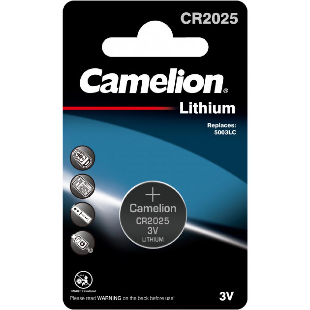 Цена батарейка Camelion CR 2025 Lithium * 1 (CR2025-BP1) в Днепре