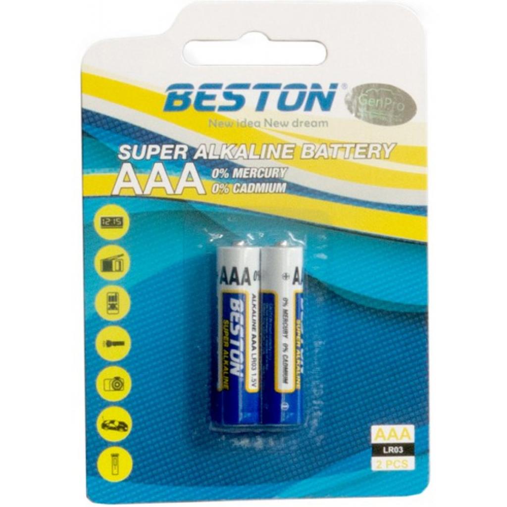 Купить батарейка Beston AAA 1.5V Alkaline * 2 (AAB1832) в Луцке