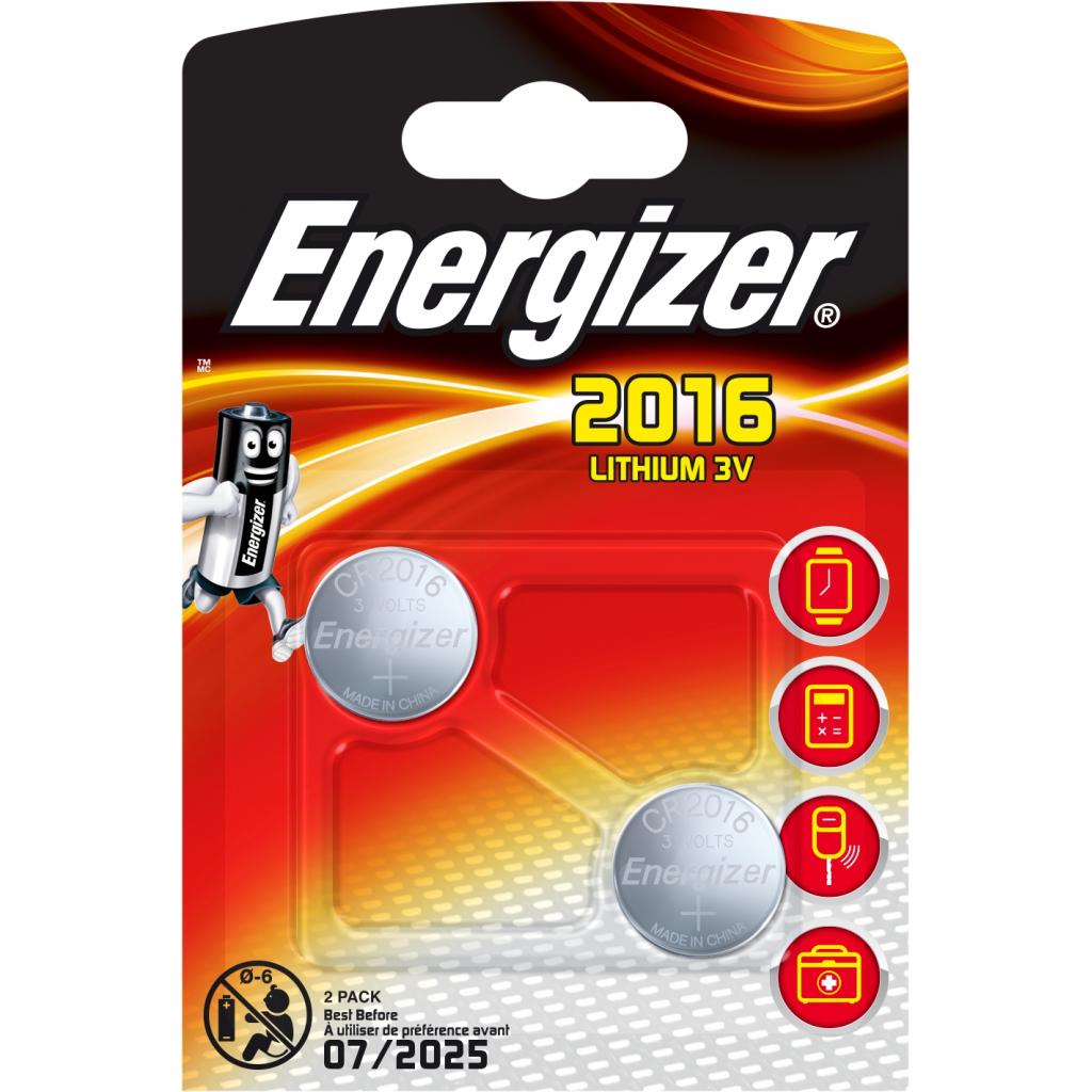 Купить батарейка Energizer CR2016 Lithium * 1 (638710) в Днепре