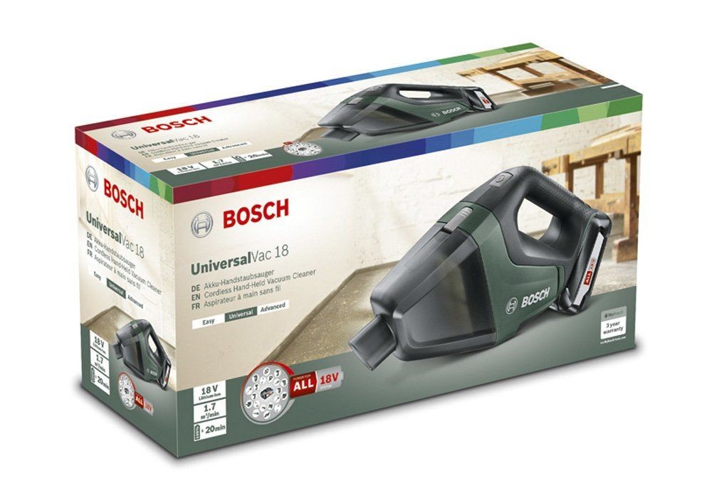 Bosch UniversalVac 18 Solo (0.603.3B9.100), без АКБ и ЗУ в магазине в Киеве - фото 10