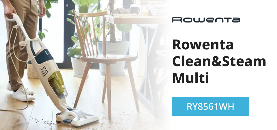 Rowenta Clean&Steam Multi RY8561WH - модель с множеством функций для паровой чистки