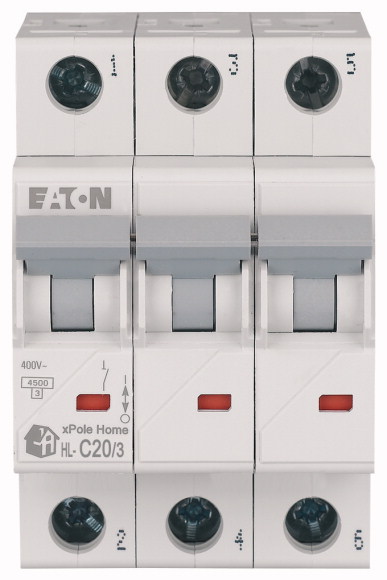 Автоматический выключатель Eaton HL-C20/3 (194792)