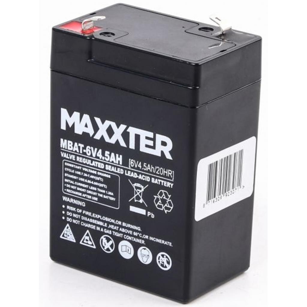 Ціна акумулятор Maxxter 6V 4.5AH (MBAT-6V4.5AH) в Києві