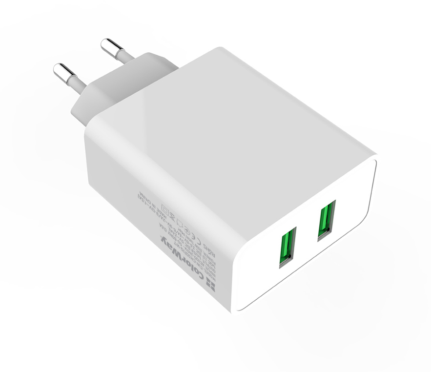 Зарядний пристрій ColorWay 2USB QC3.0 36W (CW-CHS017Q-WT) відгуки - зображення 5