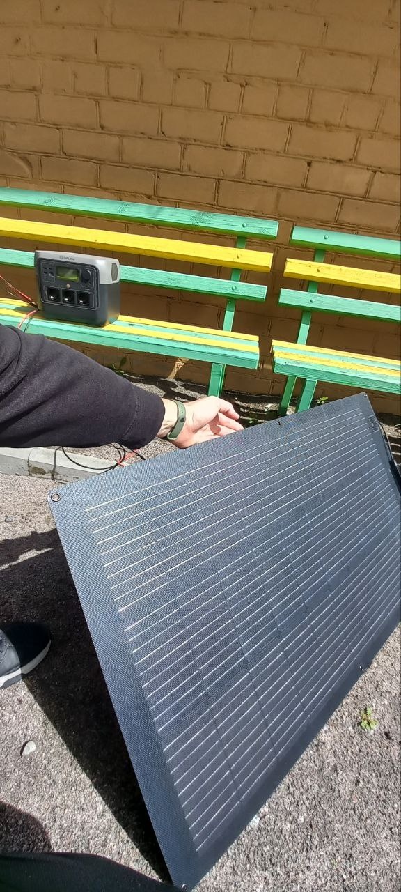 Фото №2 від покупця Александр до товару EcoFlow 100W Solar Panel - гнучка