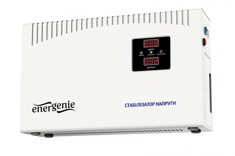Характеристики стабілізатор 3 квт EnerGenie EG-AVR-DW5000-01