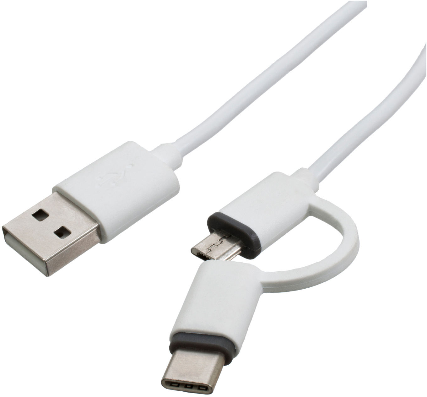 Инструкция кабель Patron USB 2.0 AM to Micro 5P + Type-C 1.0m (CAB-PN-MIC-TYPE-C-1M)