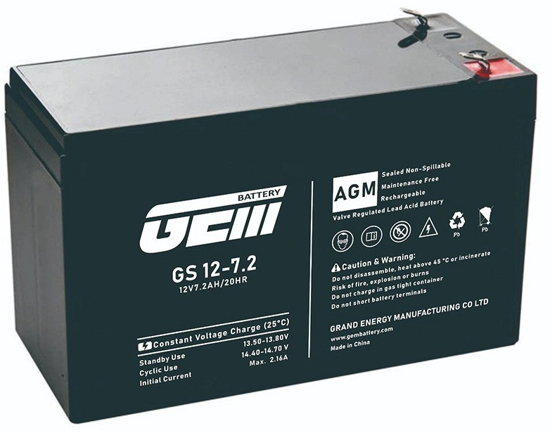 GEM Battery GS 12-7.2