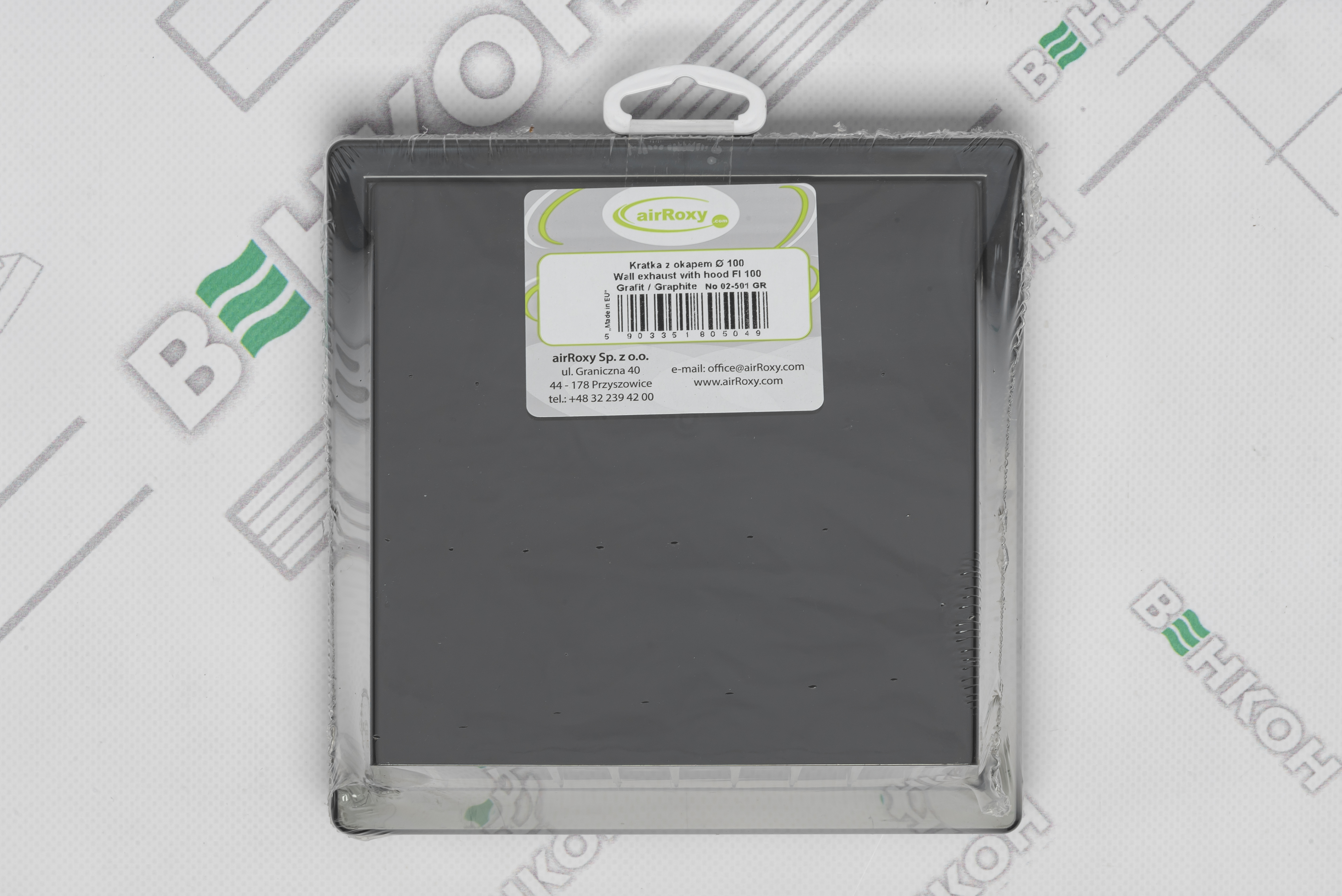 Ковпак вентиляційний Airroxy 100 graphite (02-501GR) характеристики - фотографія 7