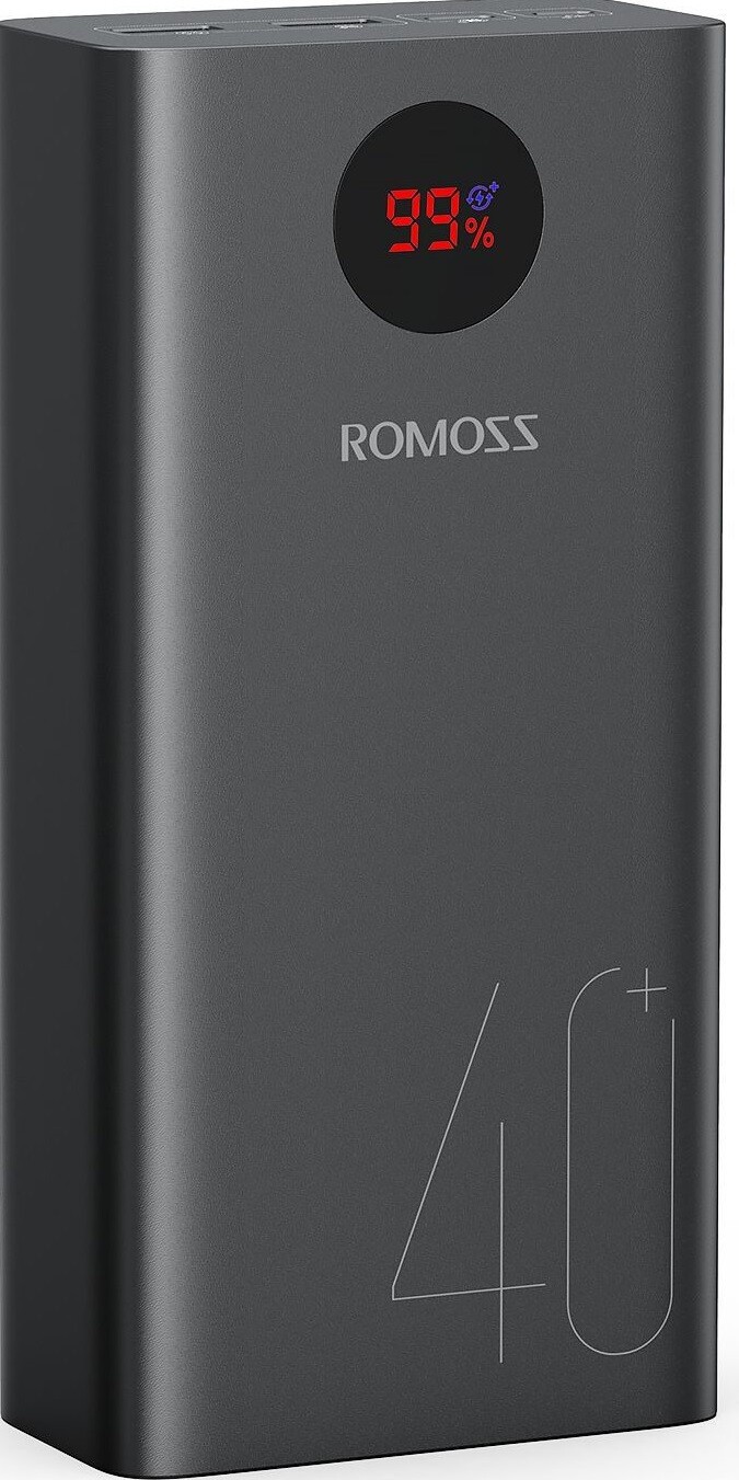 Повербанк с быстрой зарядкой Romoss 40000mAh 18WPEA40(PEA40-112-2A45) Black