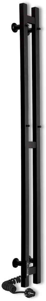 Полотенцесушитель черный Laris Зебра Дуэт ЧФ(Ч) 3 80х1200 R3 (73207668)