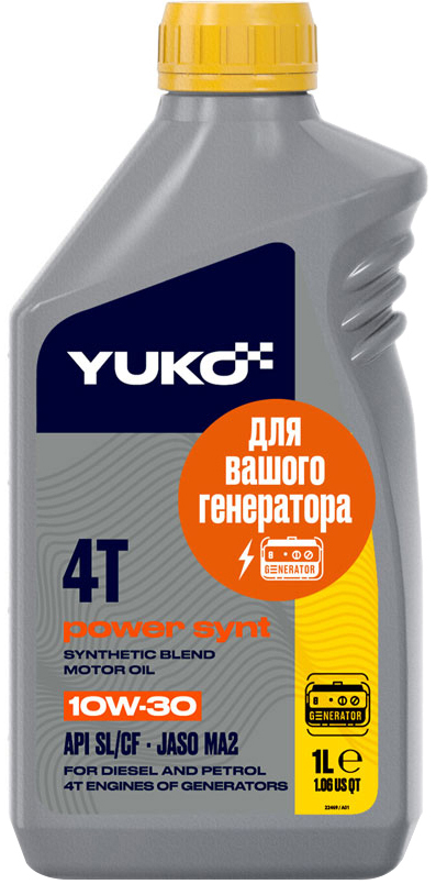 Купить моторное масло Yuko Power Synt 4T 10W-30 1 л в Николаеве