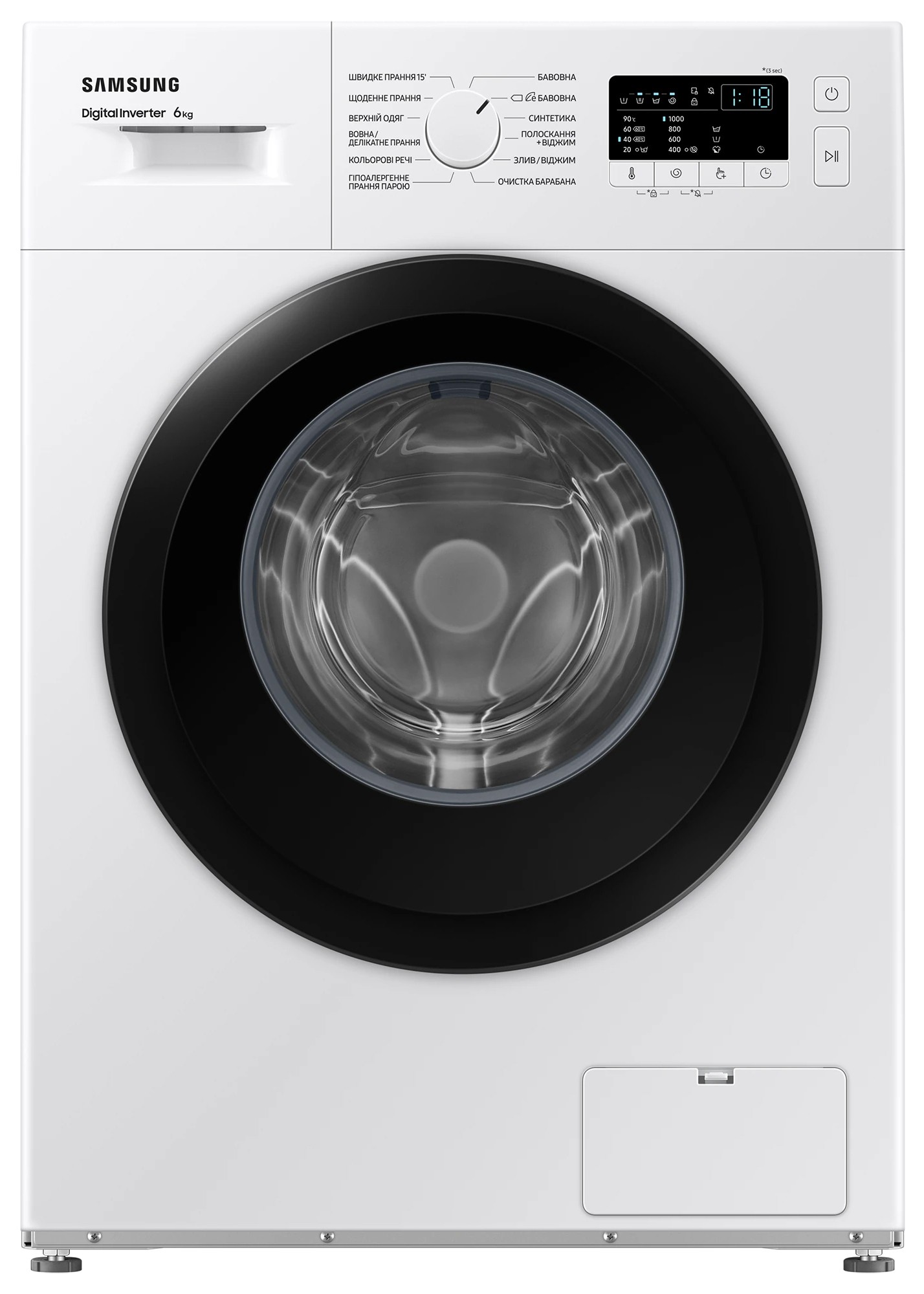 Характеристики стиральная машина Samsung WW60A3100BE/UA