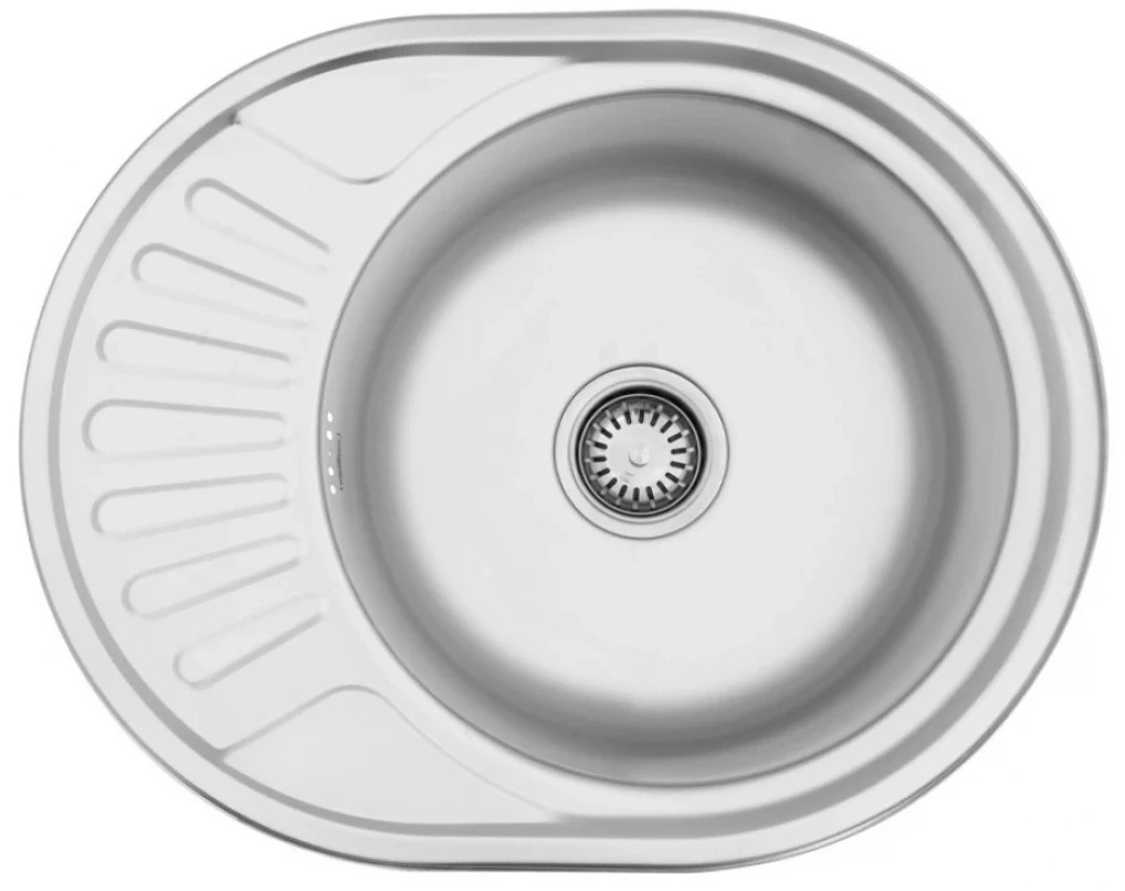 Кухонна мийка довжина 450 мм Kroner KRP Dekor - 5745 (0,8 мм)