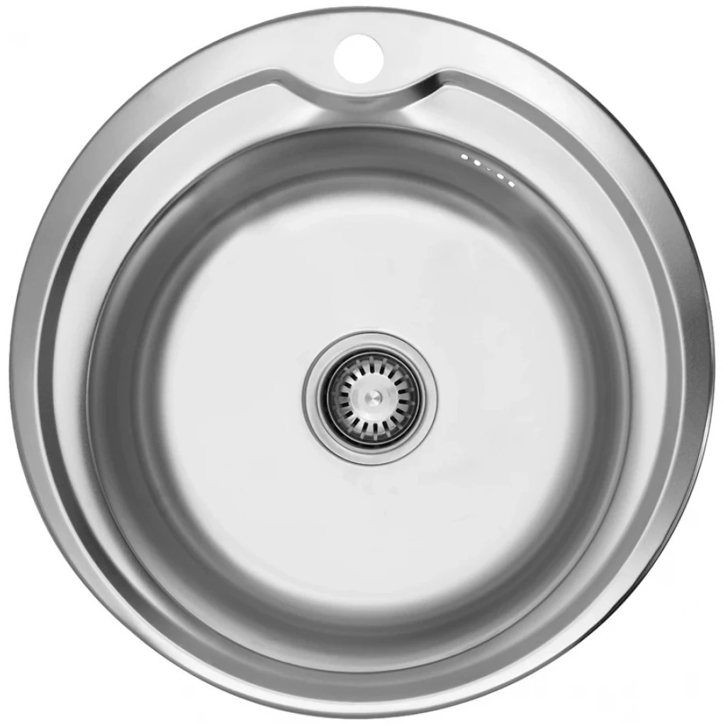 Купити кухонна мийка Kroner KRP Satin - 510 (0,6 мм) в Києві