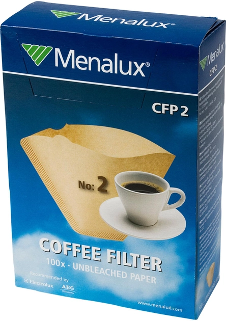 Купить фильтры для кофеварок Menalux CFP 2 100 шт. в Ровно