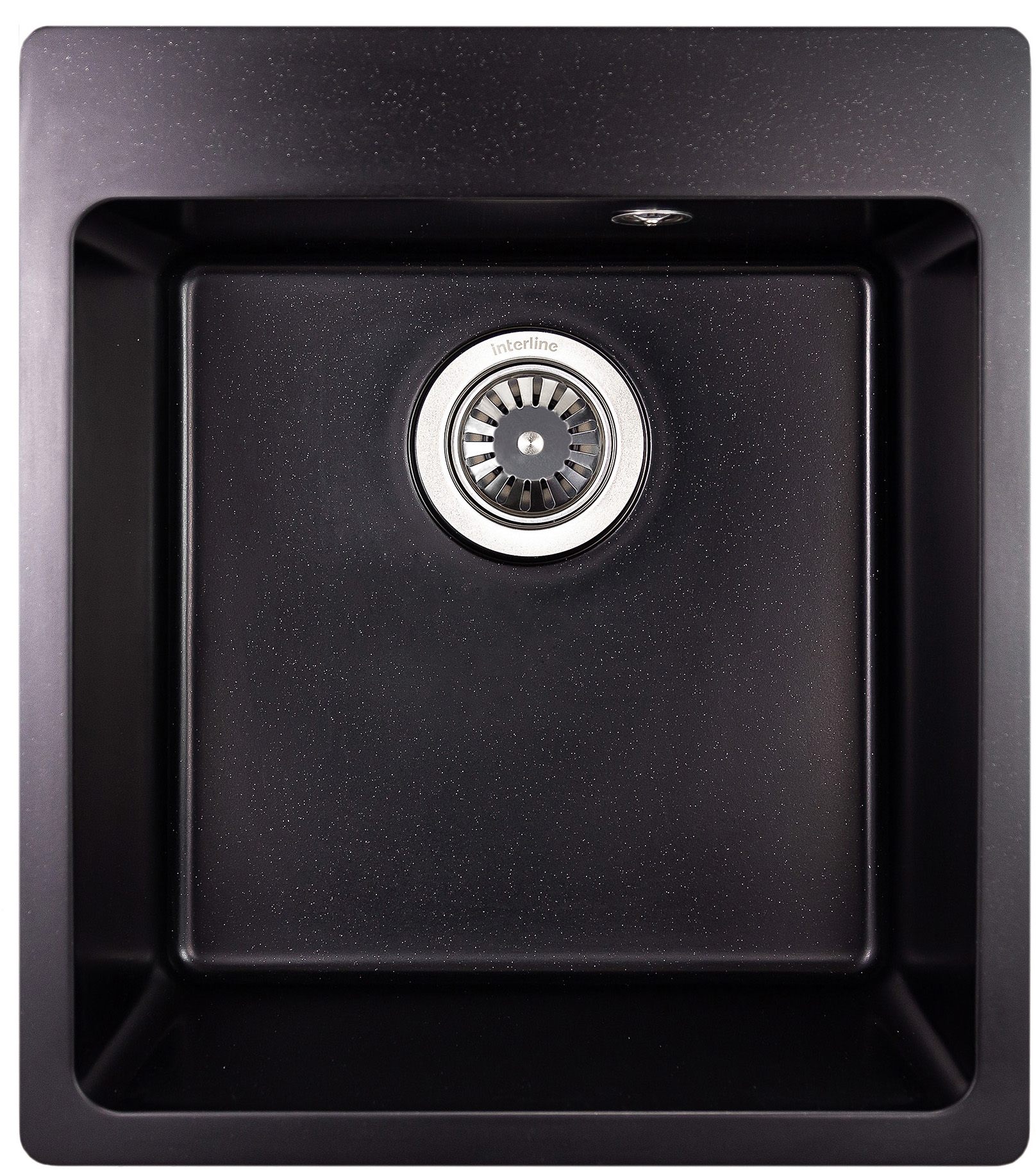 Характеристики кухонна мийка ширина 440 мм Interline Cava black