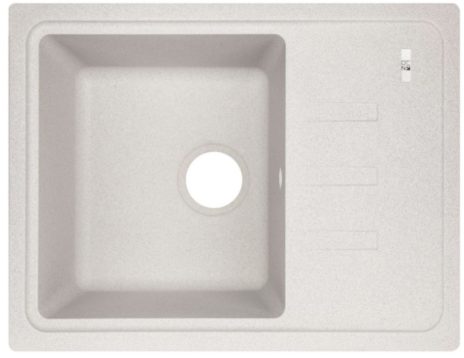 Кухонна мийка сіра Lidz 620x435/200 GRA-09 (LIDZGRA09620435200)