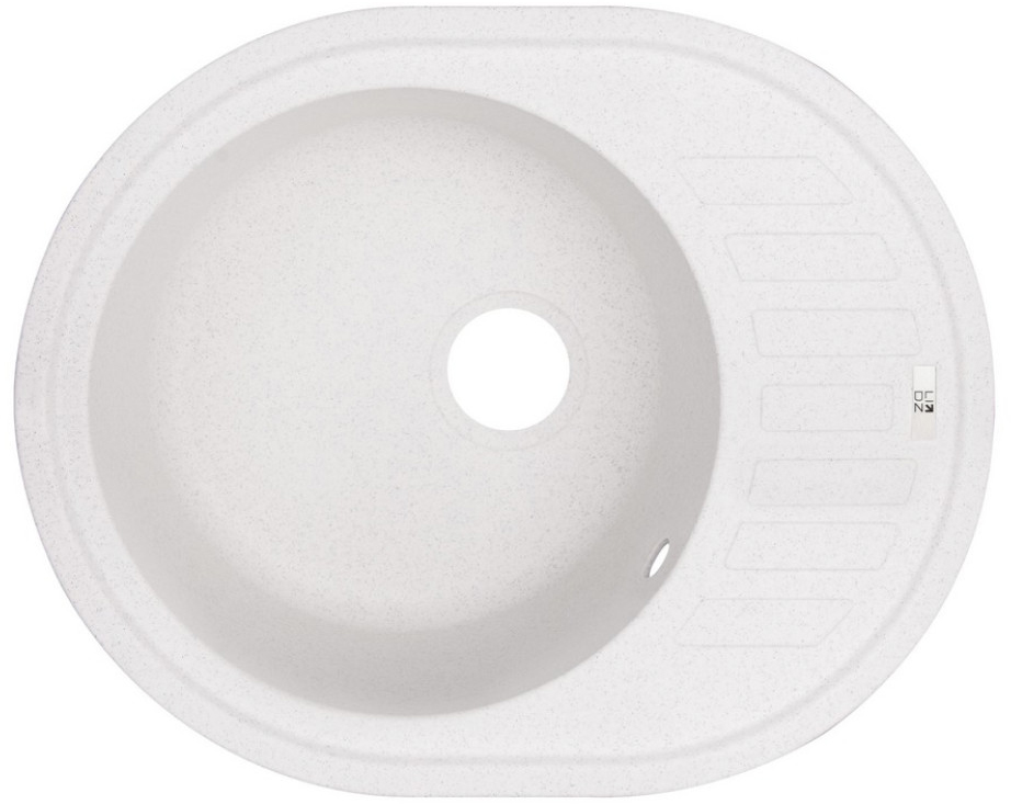 Кухонна мийка біла Lidz 620x500/200 WHI-01 (LIDZWHI01615500200)