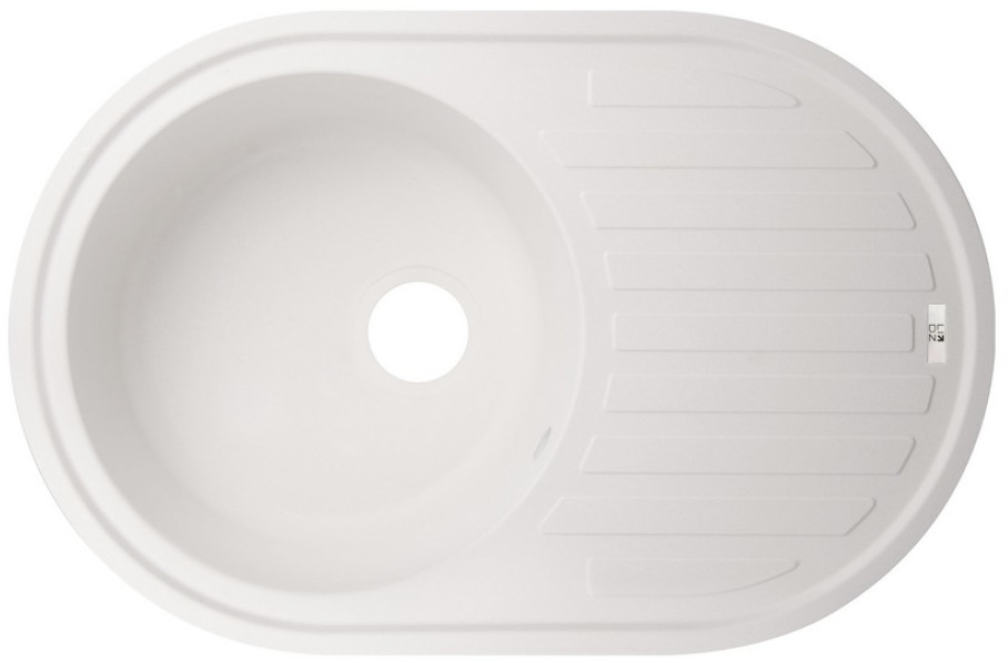 Кухонна мийка біла Lidz 780x500/200 WHI-01 (LIDZWHI10780500200)