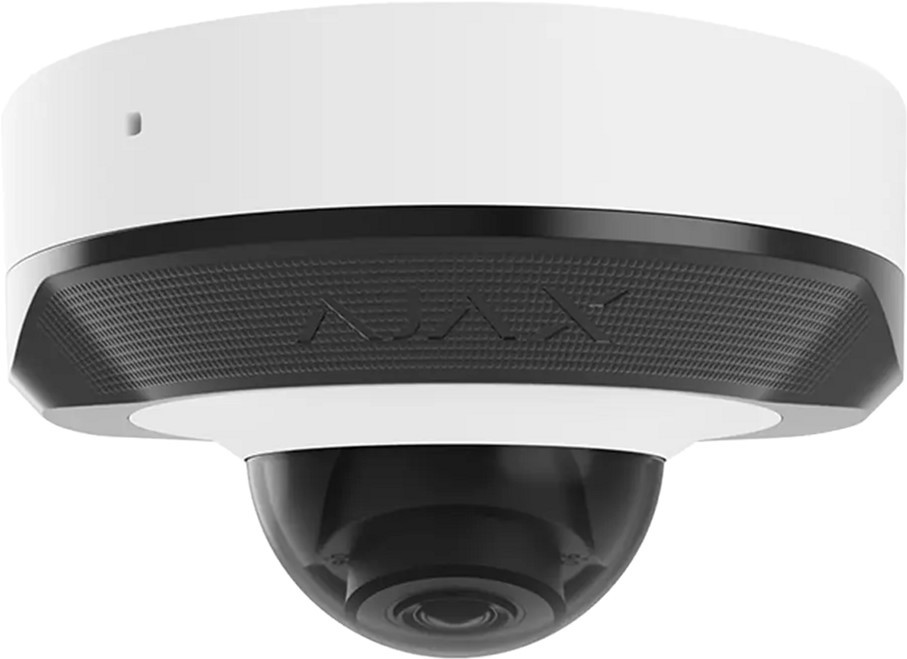 Камера Ajax для відеоспостереження Ajax DomeCam Mini (8 Mp/4 mm) White