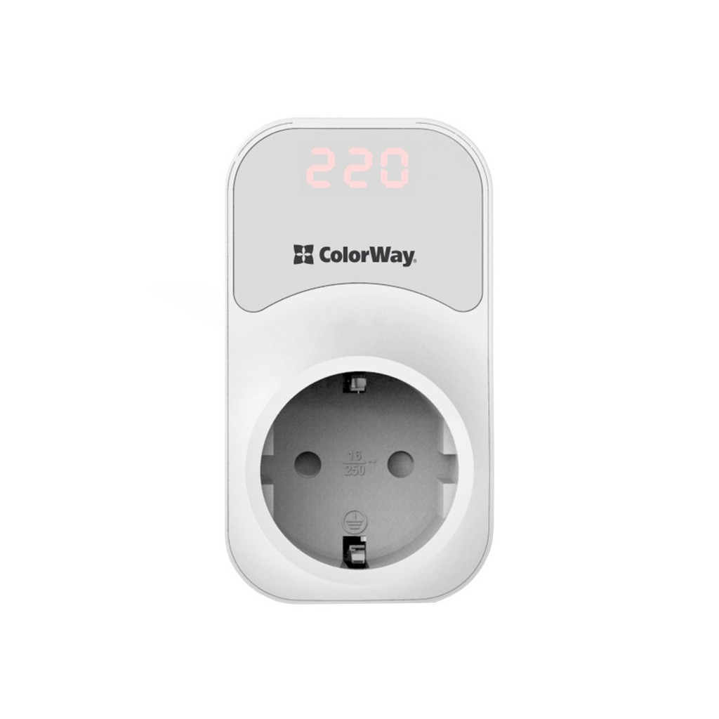 Купить реле напряжения  ColorWay DS1, white (CW-VR16-01D) в Луцке