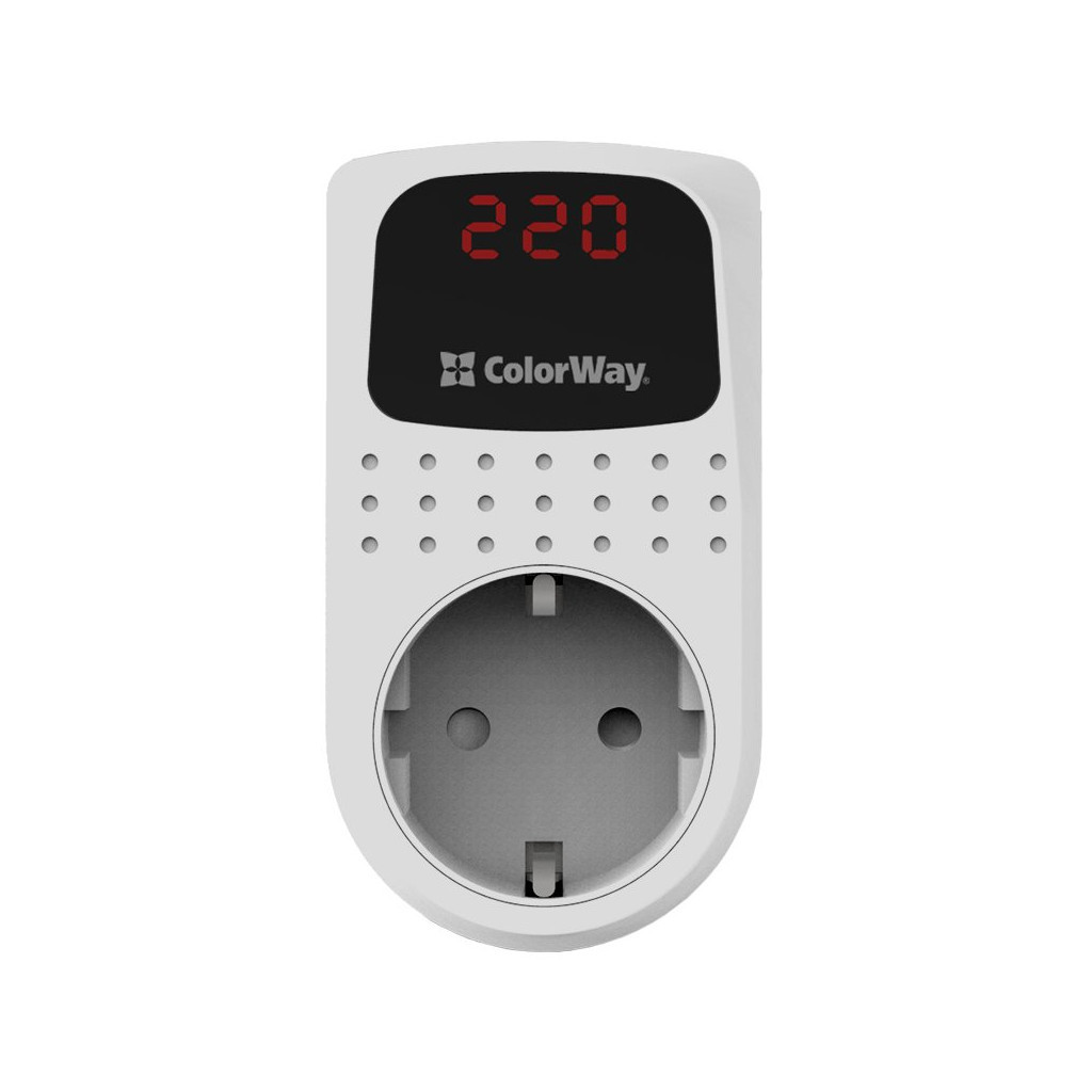 Купить реле напряжения ColorWay DS2, white (CW-VR16-02D) в Виннице