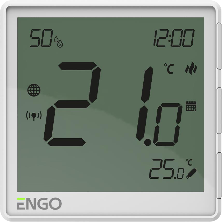 Інтернет-термостат прихованого монтажу ZigBee 3.0 Engo Controls EONE230W в Києві