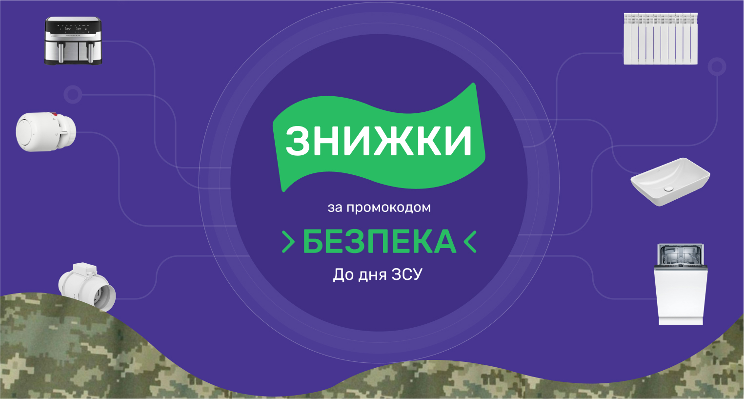 Знижки за промокодом "Безпека"