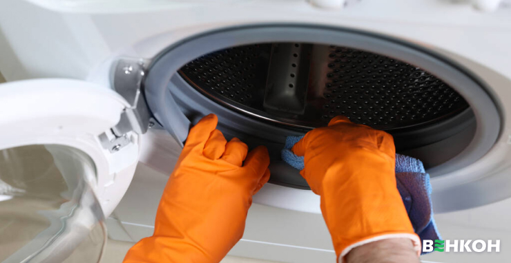 Как очистить резинку и манжету стиральной машины? Лучшие способы для уборки резинового уплотнителя и удаления черноты в одном месте!